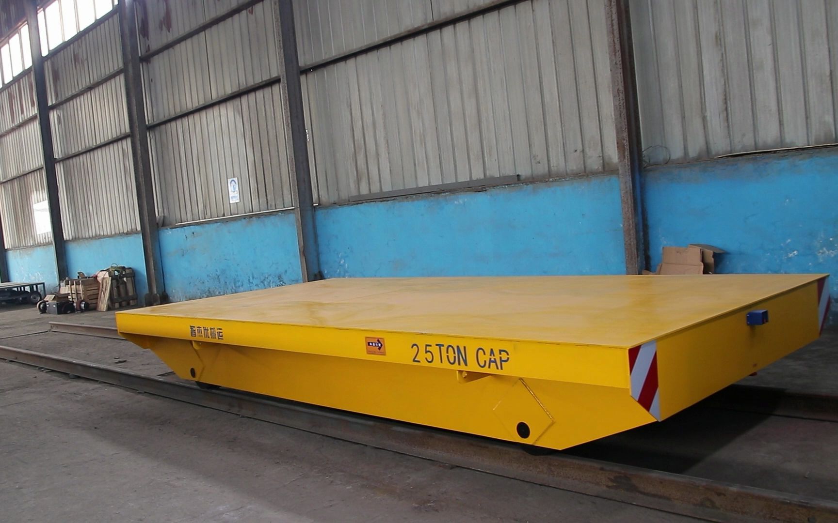 工业转运轨道电动平板车 拉运铝棒车间地平车