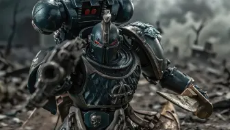 『光影摄胶』阿尔法 执政官(能量剑)  战锤30K 暗源 JOYTOY WARHAMMER 30000