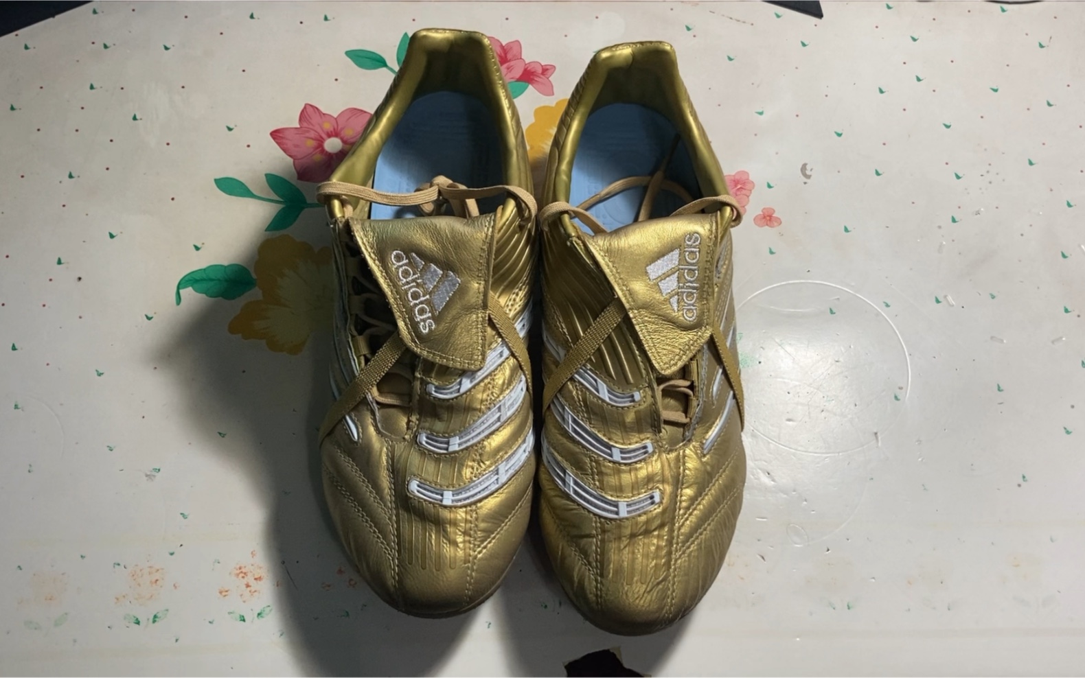 【弥补遗憾】阿迪达斯 猎鹰8 predator absolute 金色齐达内专属配色