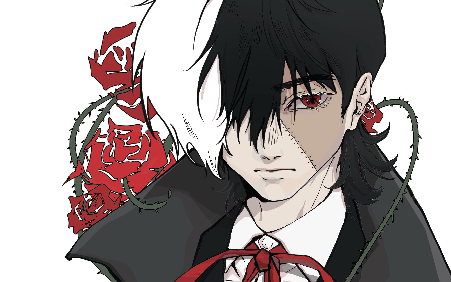 活动作品怪医黑杰克周边图绘画过程