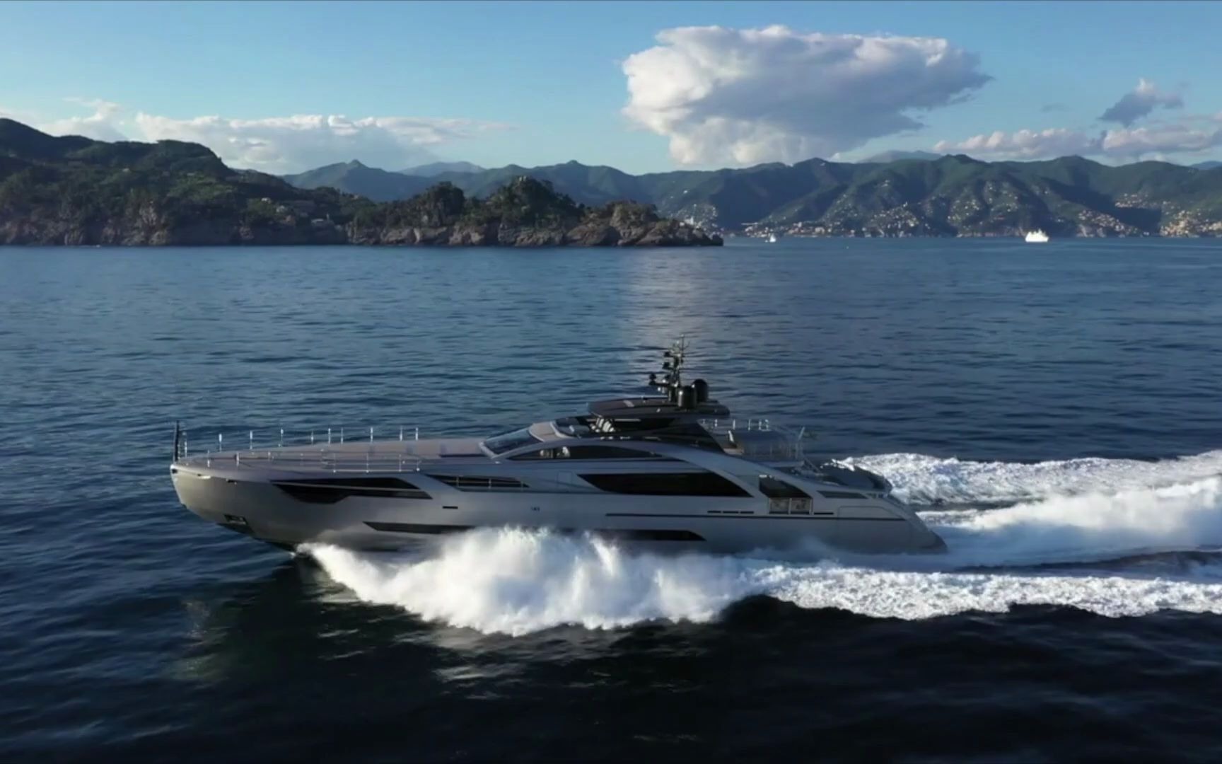 10400匹马力, 最高时速30节 Pershing 140 yacht tour哔哩哔哩bilibili