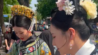 五一假期，北京满大街的格格娘娘，有点穿越的感觉！#五一假期 #北京旅游攻略 #古装 #北京旅游