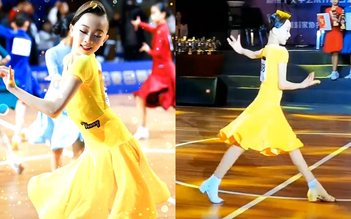 少年女组梁又涵拉丁舞竞赛表演合集(02011)_哔哩哔哩_bilibili