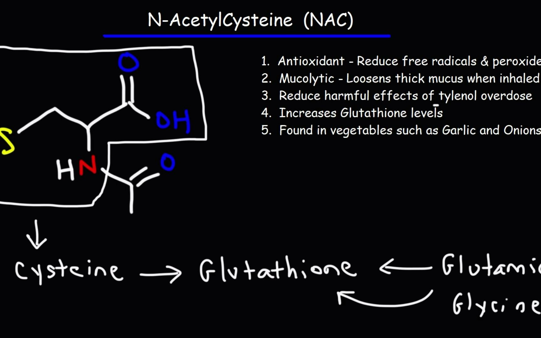 N乙酰半胱氨酸/NAcetylCysteine (NAC)哔哩哔哩bilibili