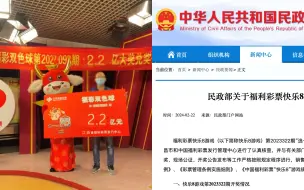 Télécharger la video: 民政部通报福利彩票2.2亿大奖：全流程按照规定进行 资金不存在挪用