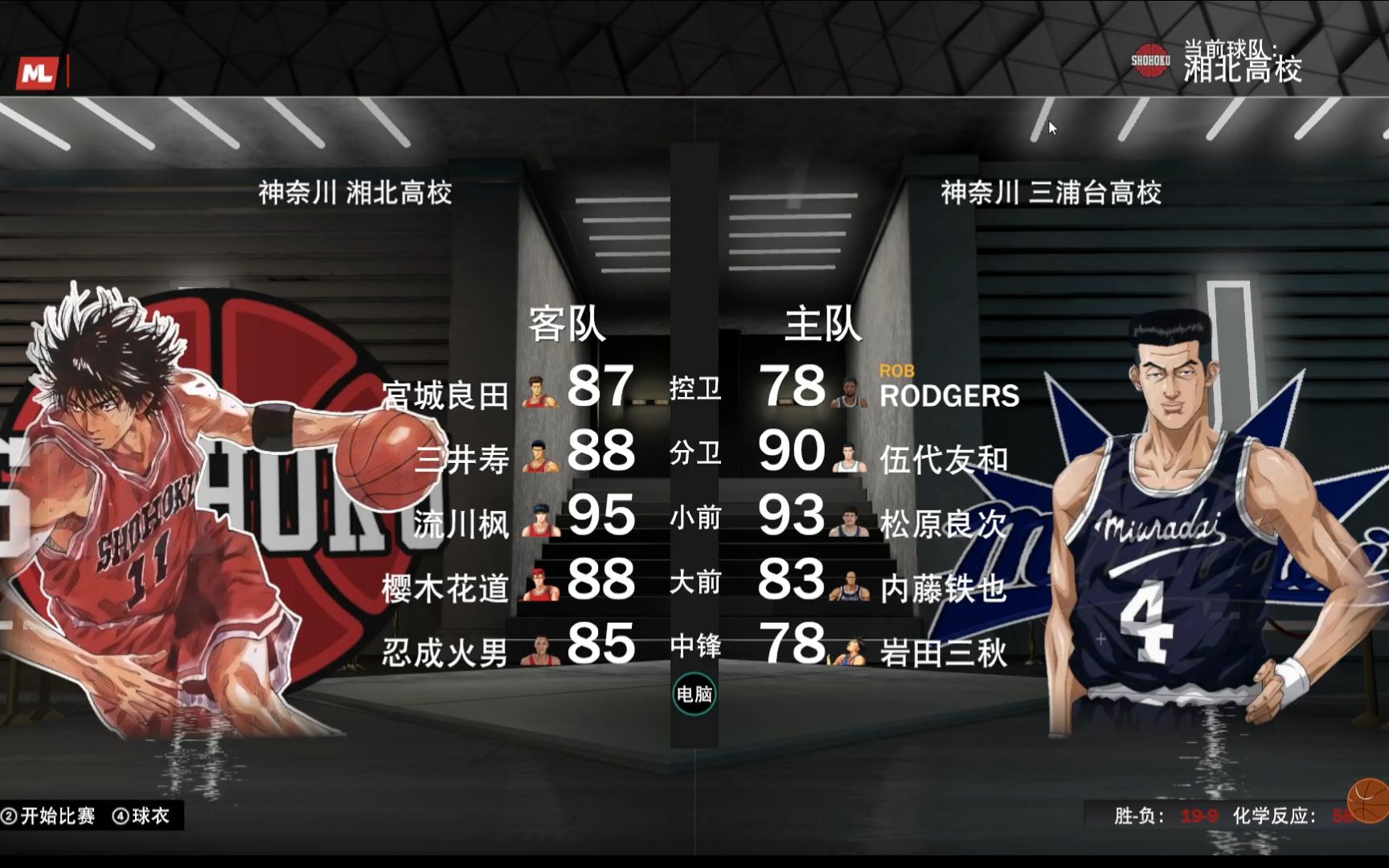 第三十章 湘北 vs 三浦台(常规赛结束)
