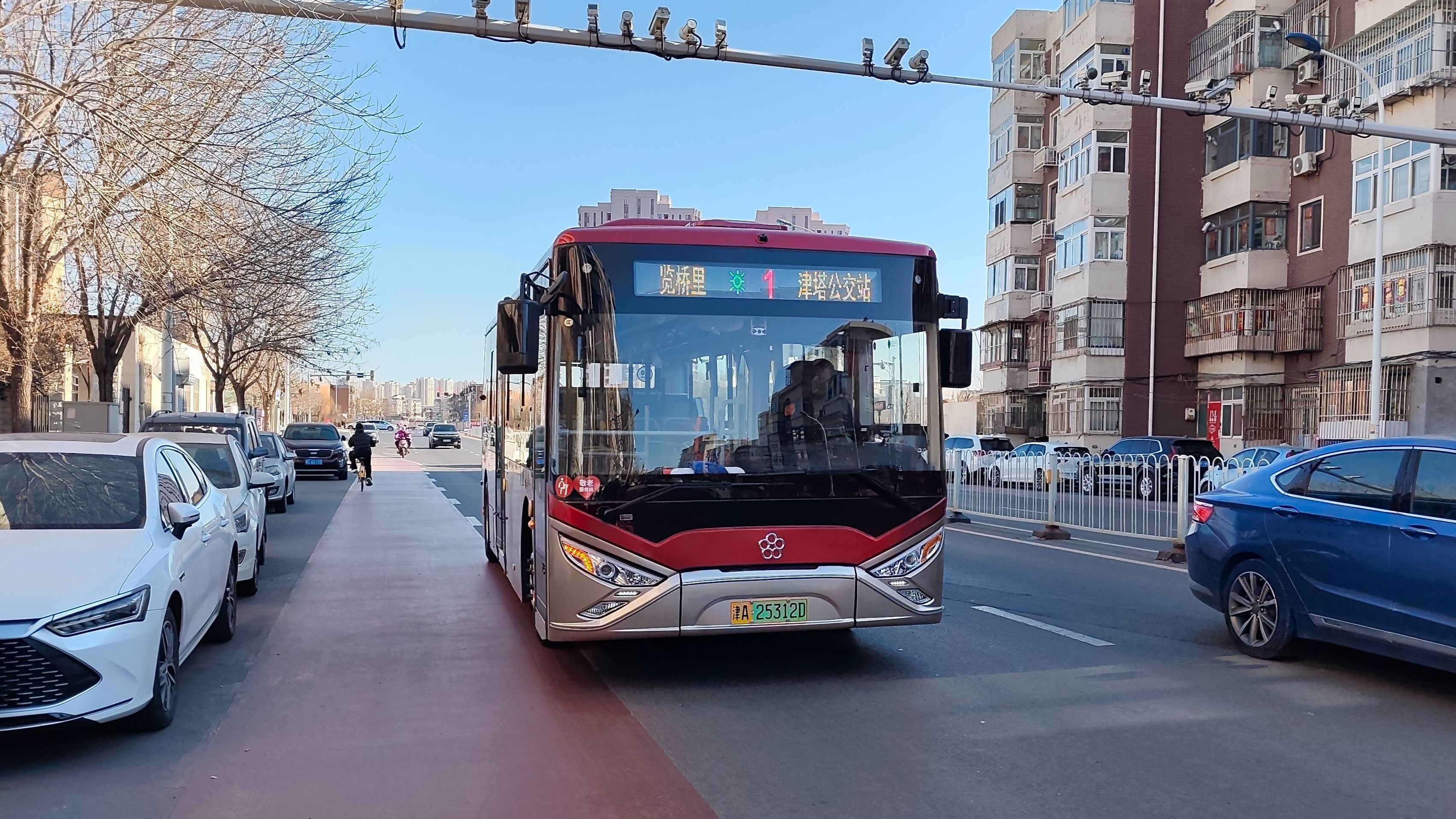 天津公交pov——1路( 览桥里——津塔公交站)(五狗大脚怪)