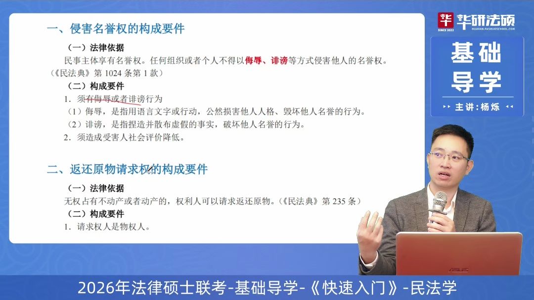 26法硕导学民法名誉权热点案例哔哩哔哩bilibili