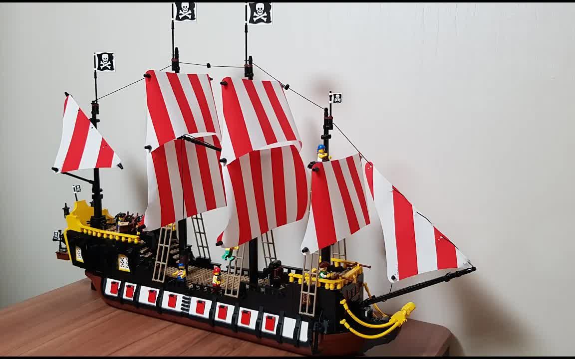 乐高21322moc海盗旗舰拼搭教程第三部分
