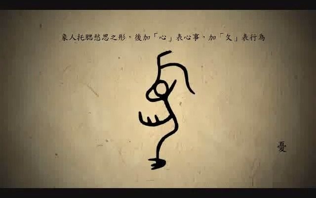 [图]漢字演變百例之“憂”字