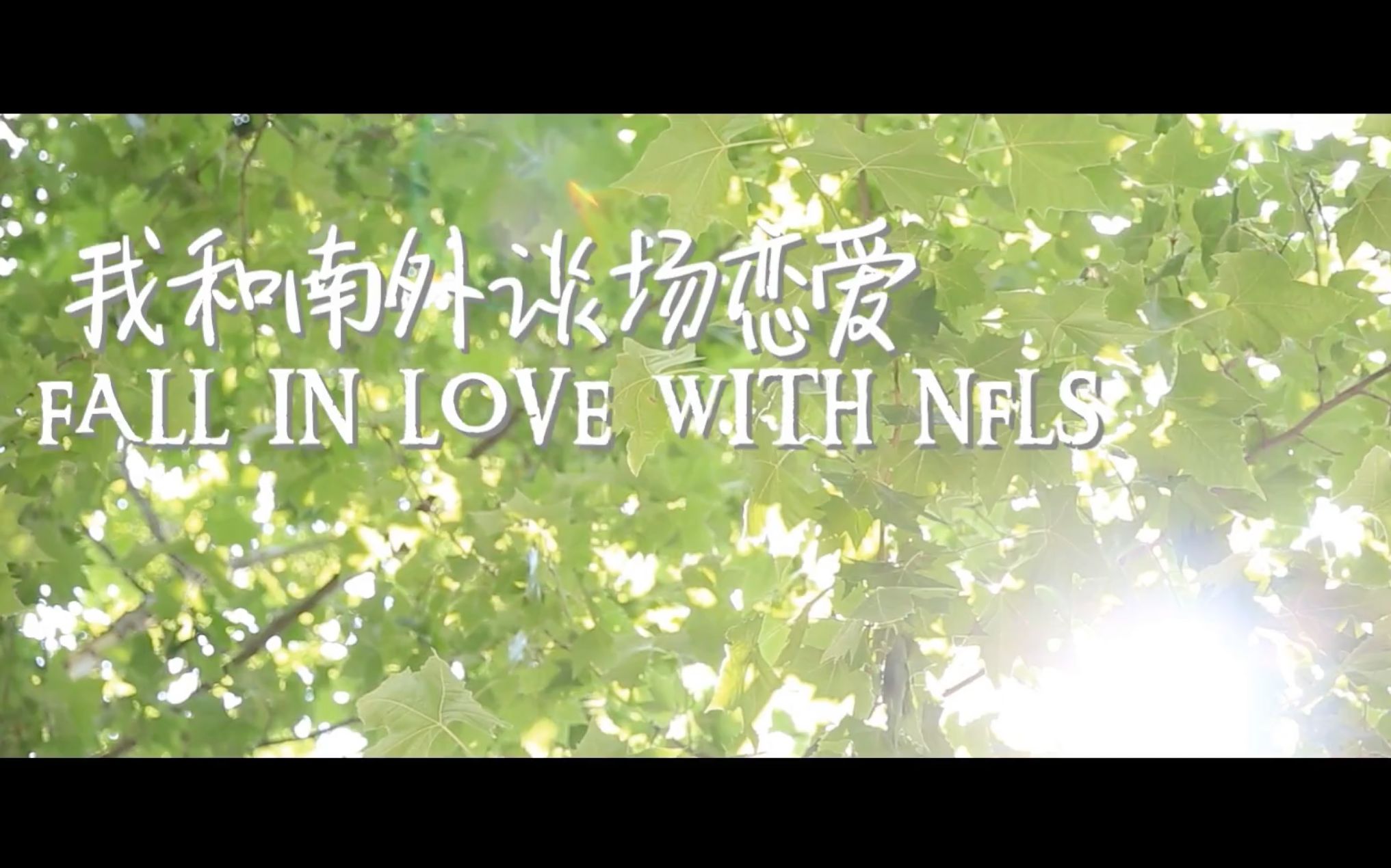 南京外国语学校宣传片 Falling in Love With NFLS哔哩哔哩bilibili