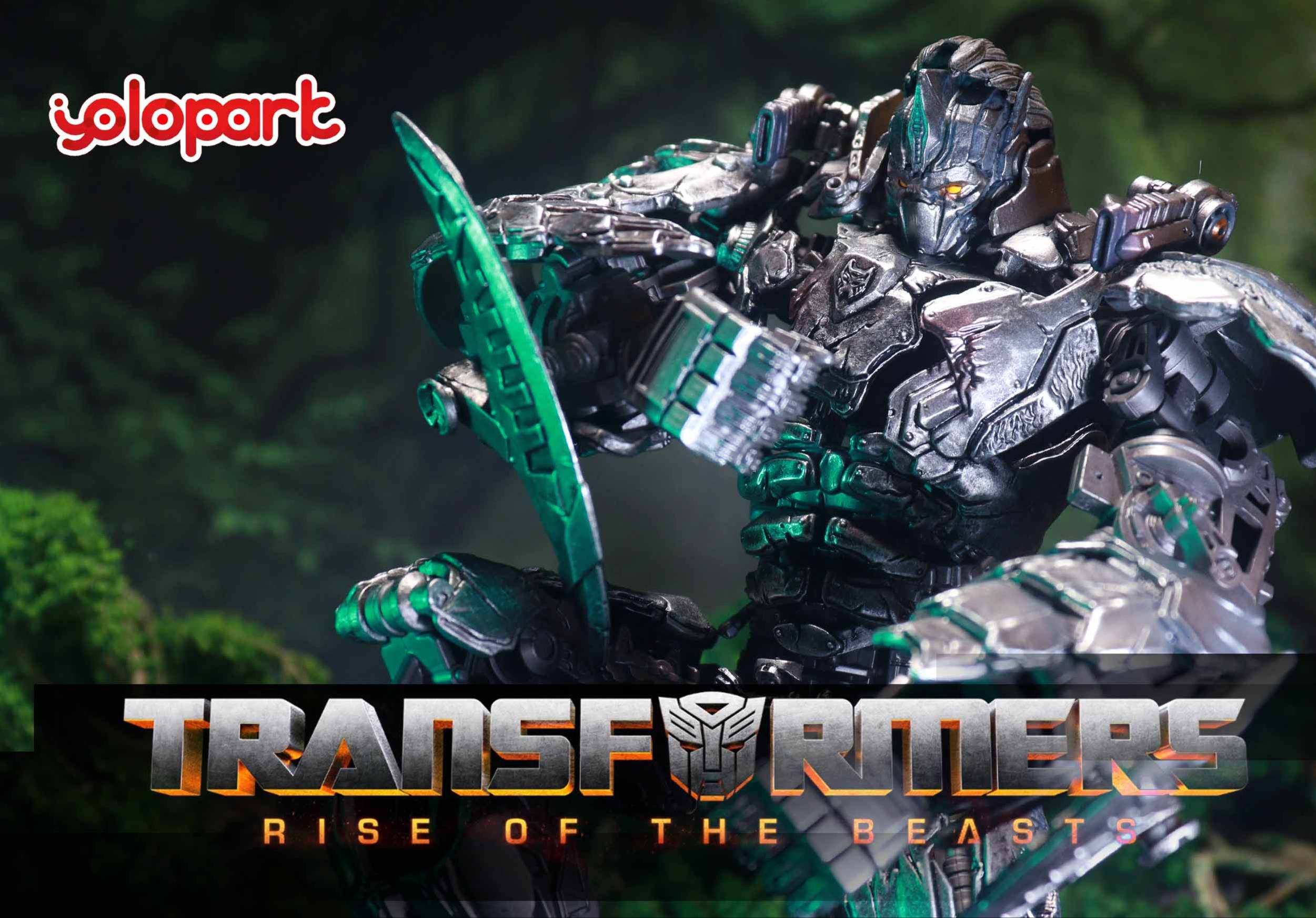 【定格动画】yolopark圣猿amkpro 变形金刚超能勇士崛起超可动拼装