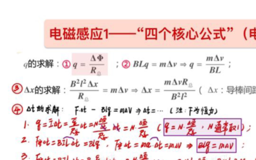 电磁感应1——“四个核心公式”(电磁感应的“根”)哔哩哔哩bilibili