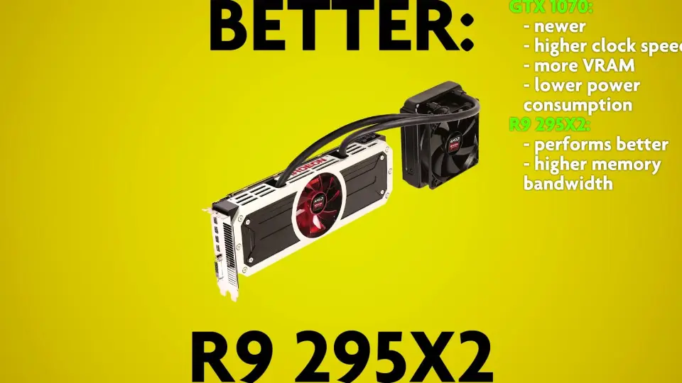 R9 295x2 clearance vs gtx 1070