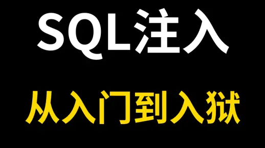 【零基础小白定制版】b站最强SQL注入教学，从入门到入狱|sql注入实战|SQL注入教程|SQL注入攻击|MySQL