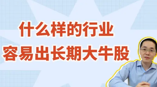 什么样的行业，容易出长期大牛股？
