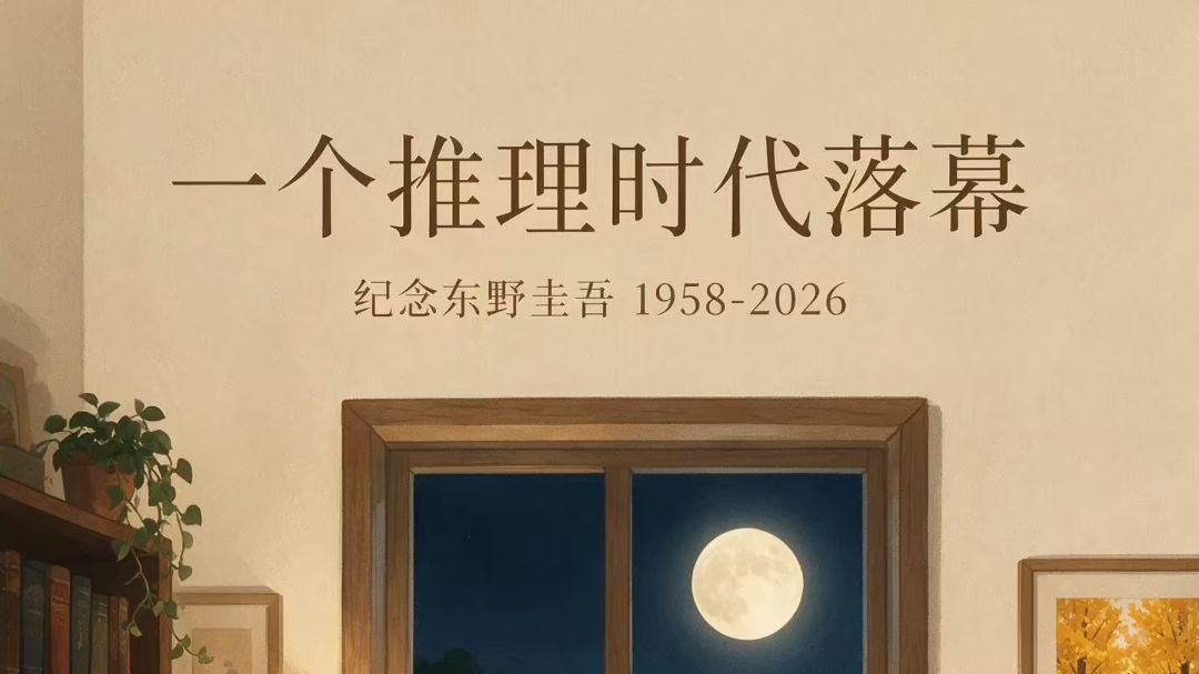 东野圭吾走了，一个推理时代落幕😭