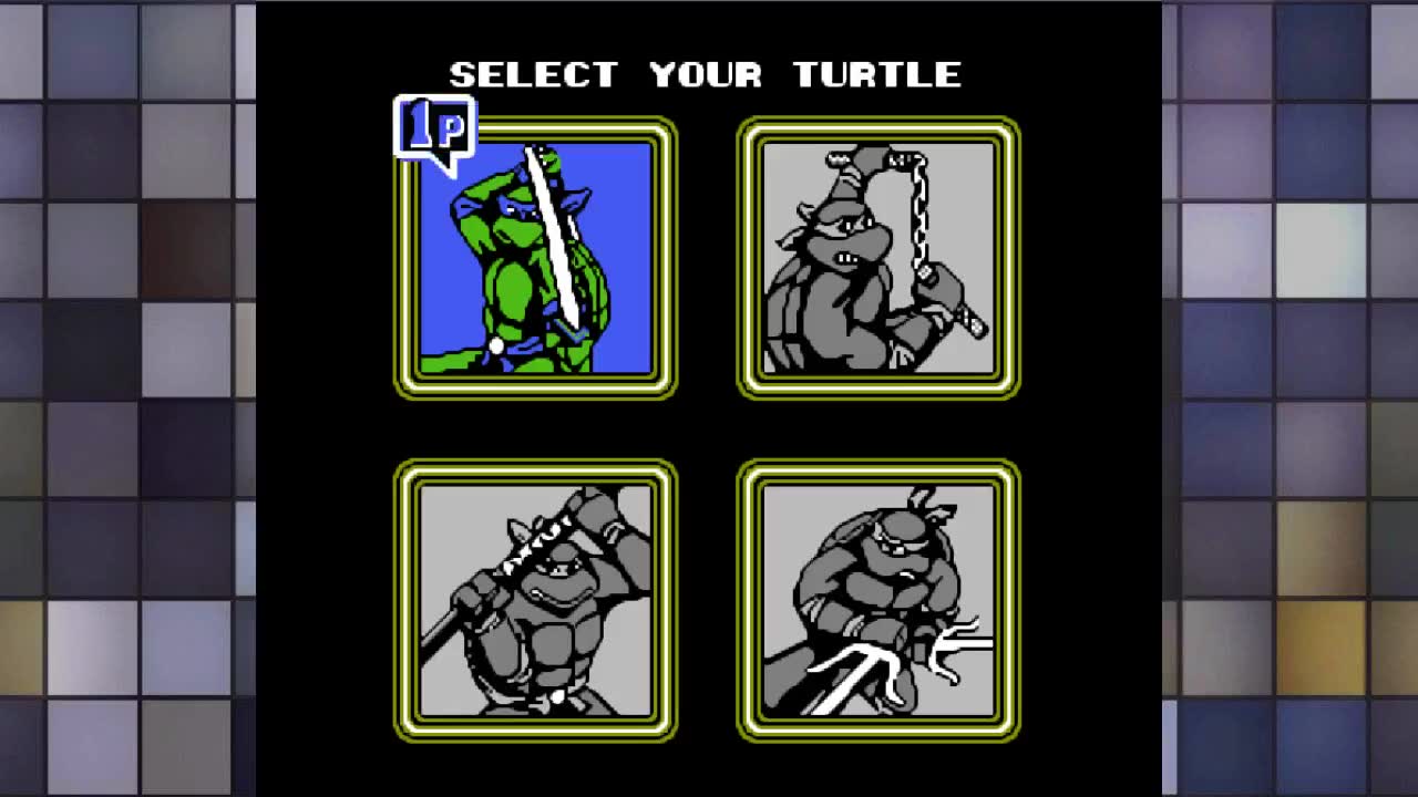 fc小霸王经典秘技系列激龟忍者传2调10命秘技演示