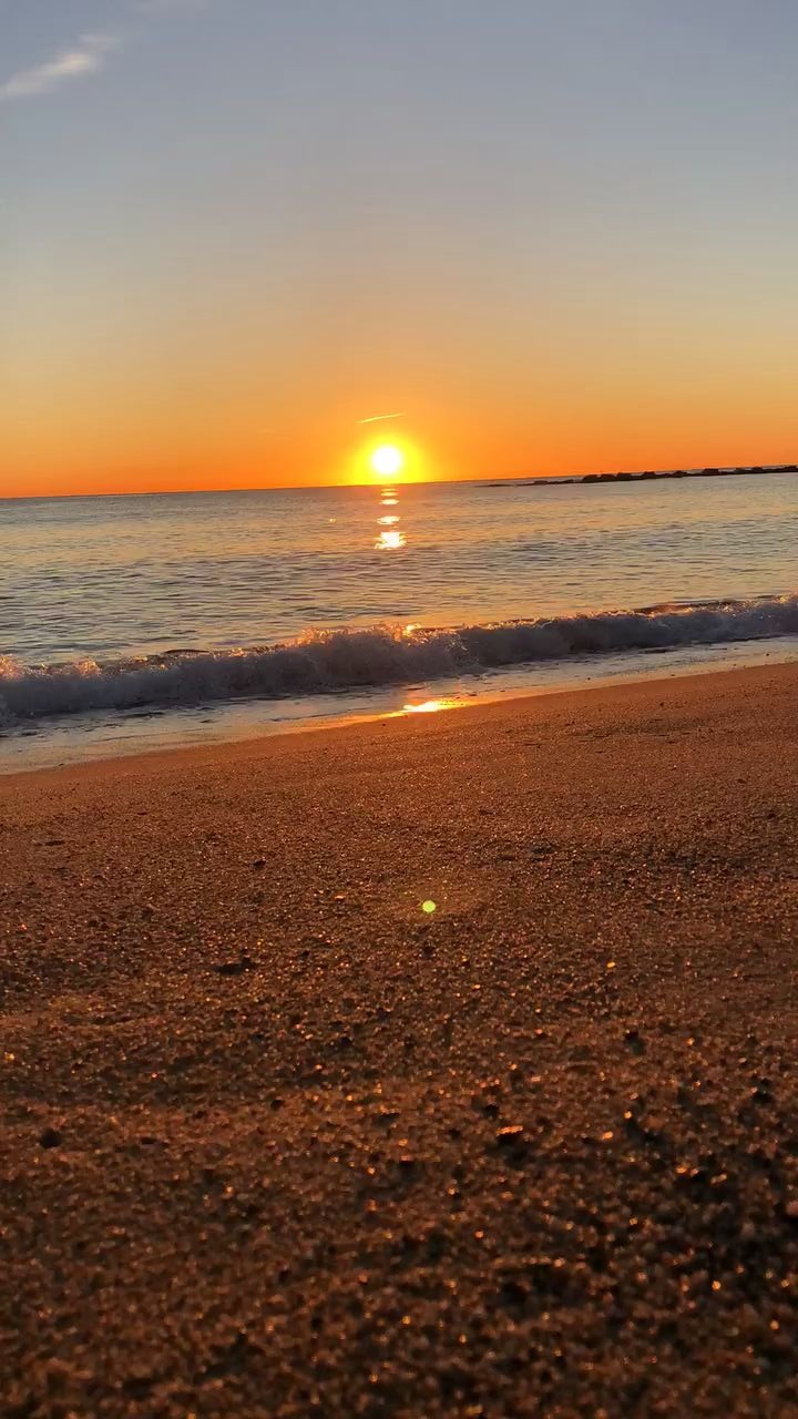 巴塞羅那海灘日出/iphone8延時