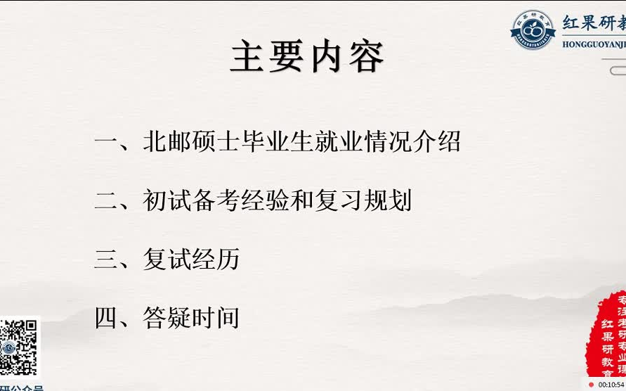 【红果研教育】2020北京邮电大学801通信原理讲座(就业、初试复试经验)哔哩哔哩bilibili