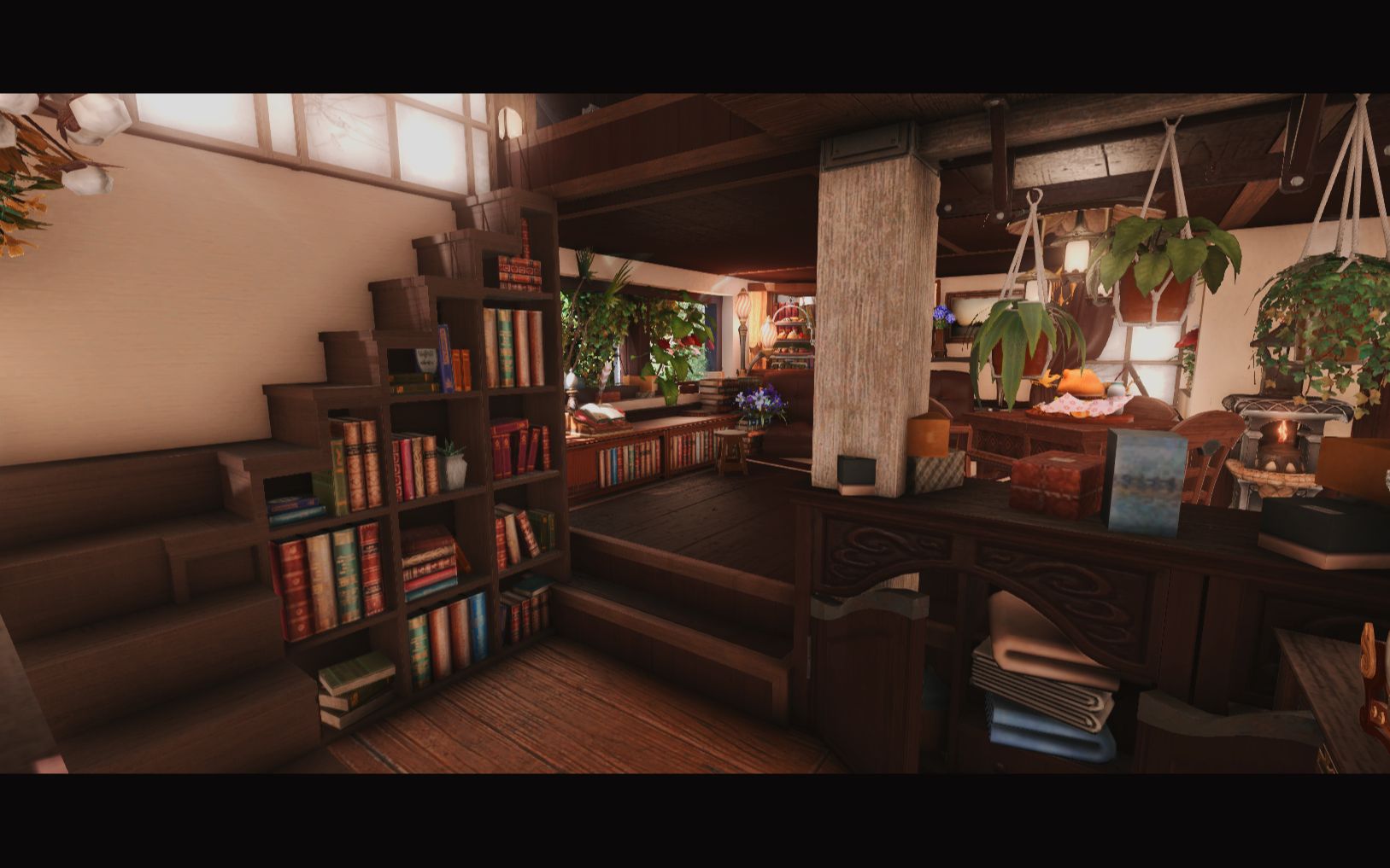 活动作品ff14装修复式木制阁楼小屋s房