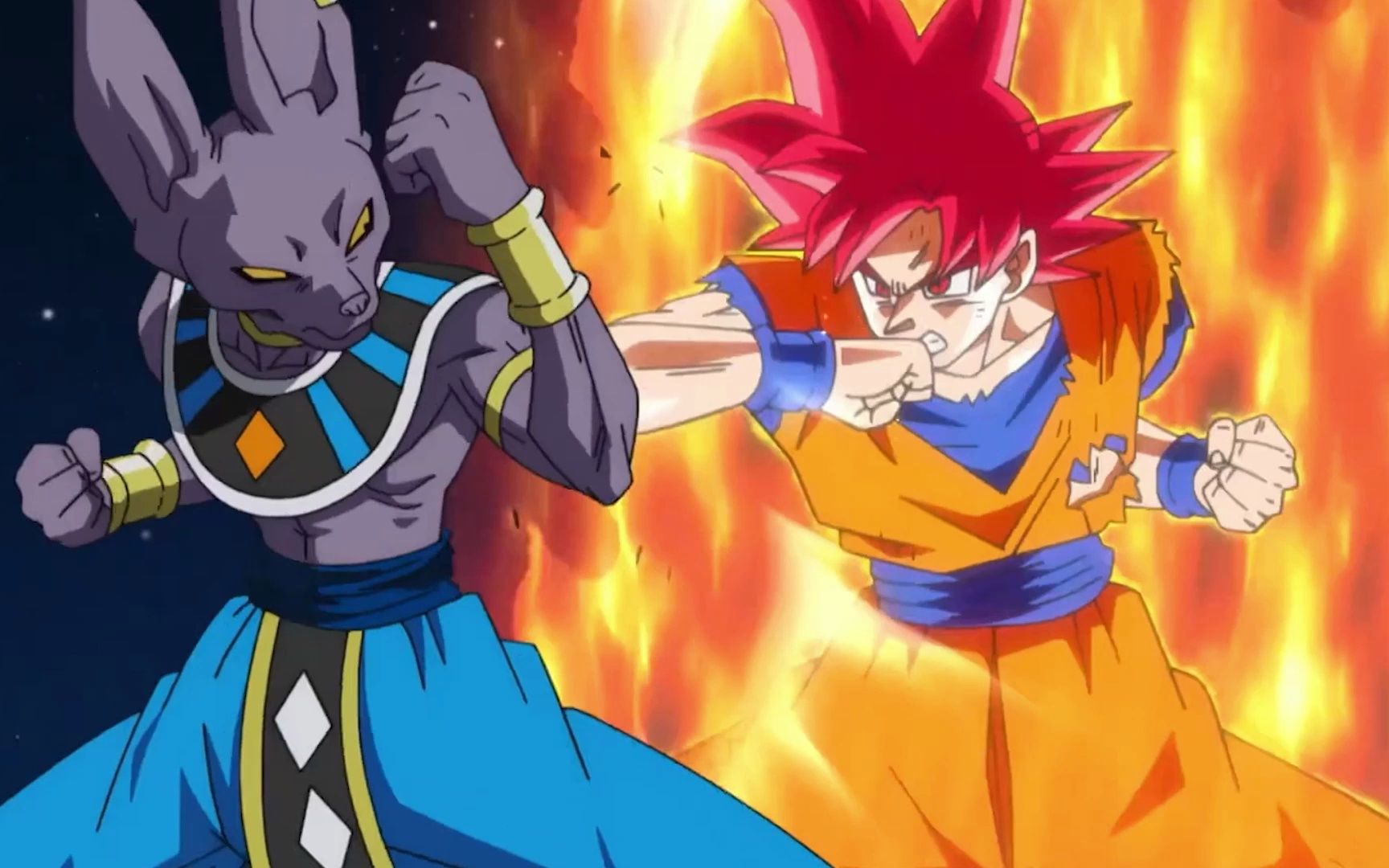 超级赛亚人之神vs破坏神(中)