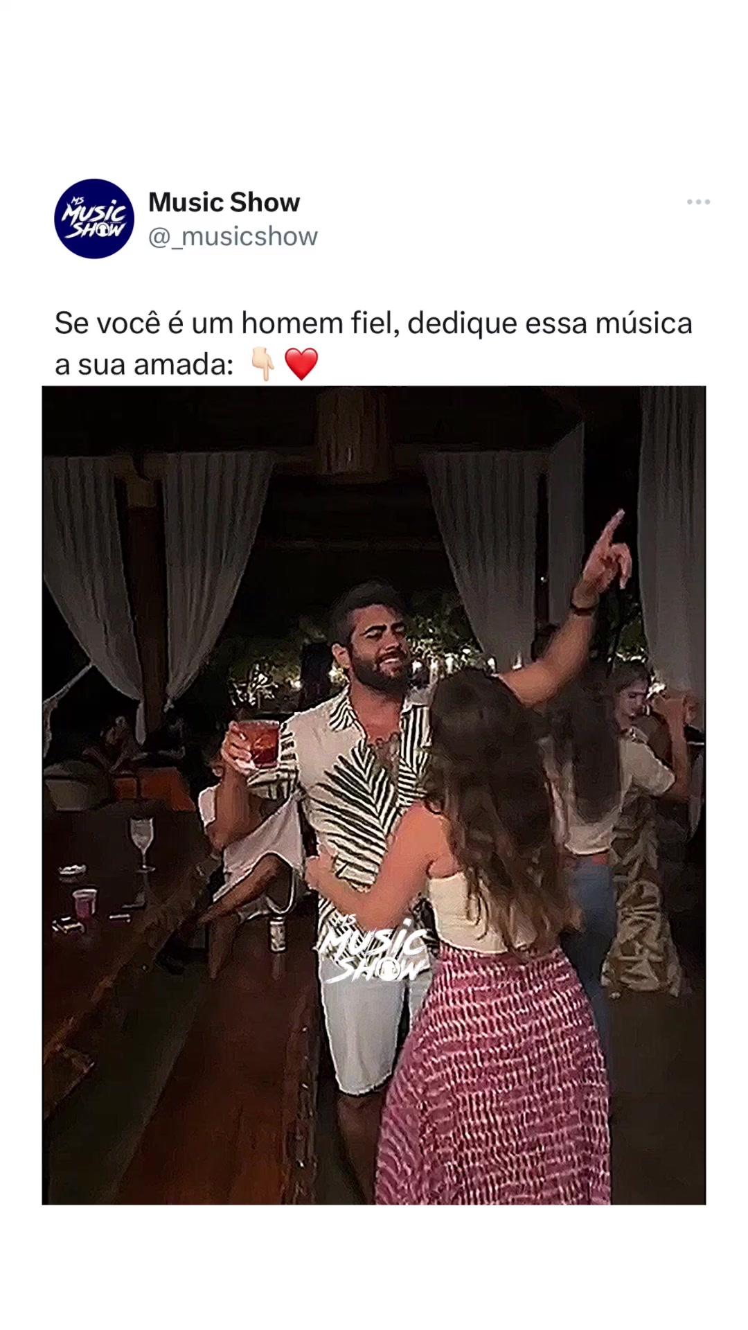 essa é a música dos homens fiéis