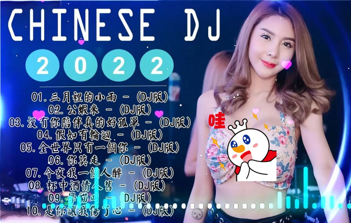 [图]2022年最劲爆的DJ歌曲 (中文舞曲) 21首精選歌曲超好听 2022全中文DJ舞曲串烧 2022夜店混音 重低音精选歌曲-无聊音乐