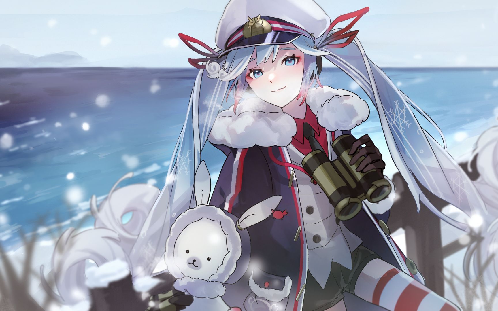 初音未来nt演唱的雪地电子舞曲海洋雪航