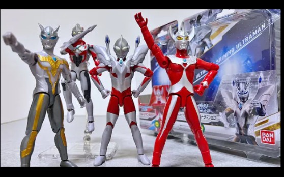 【youtube转载】光之巨人:奥特超可动系列 泰罗奥特曼和赛罗奥特曼