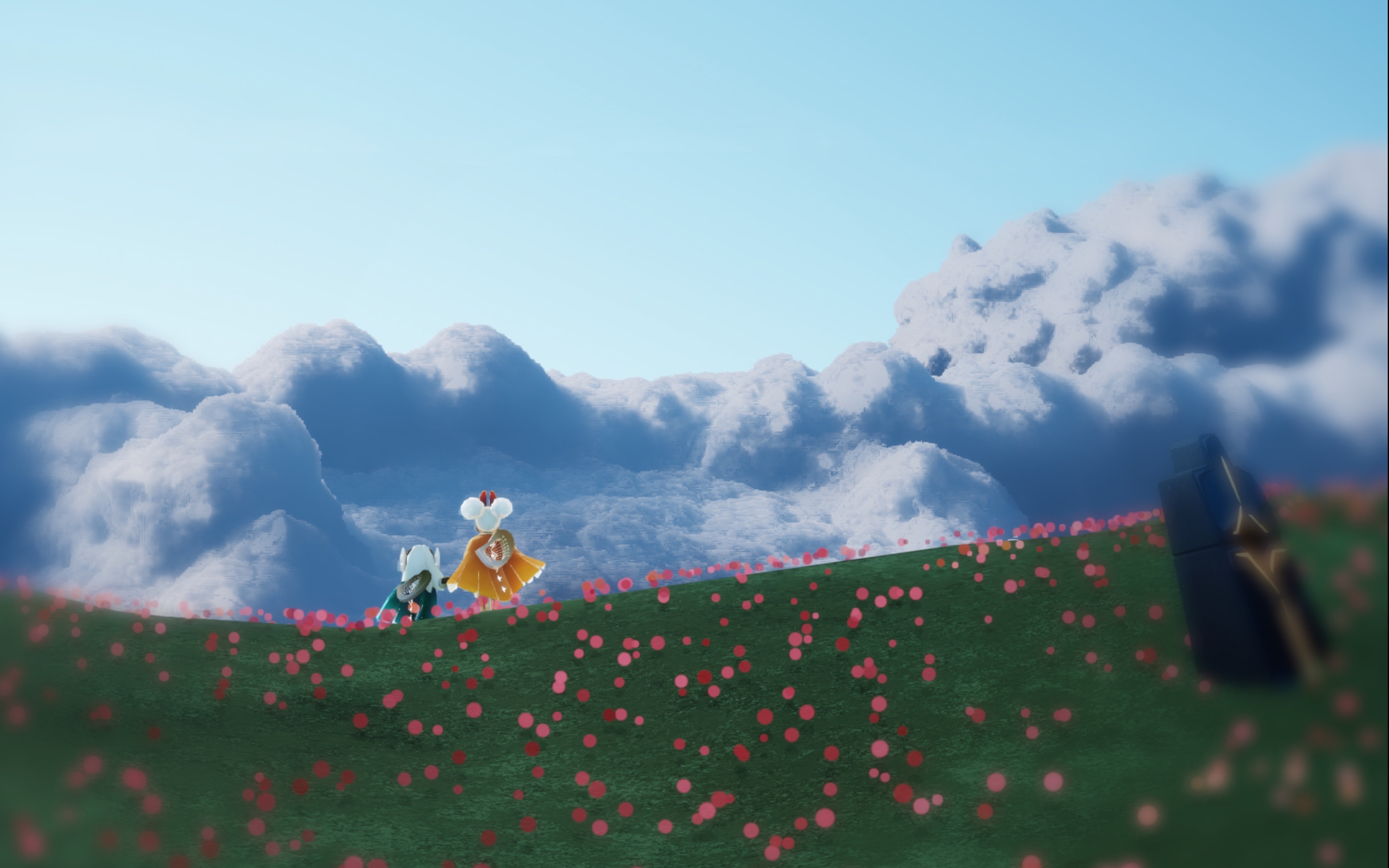 【光遇】"漫天星空里只剩下你我做彼此的唯一"