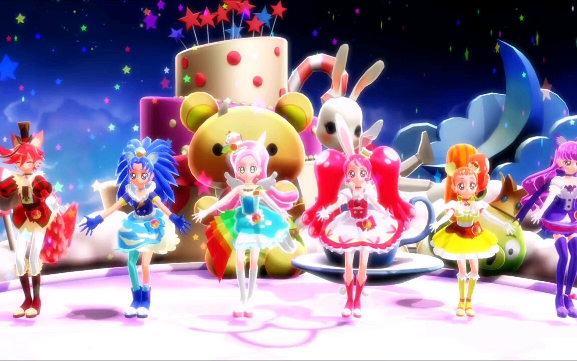 [图]【MMD】【KiraKira☆光之美少女 A La Mode】（六人舞蹈）『シュビドゥビ☆スイーツタイム（TVサイズ）』