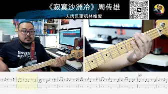 《寂寞沙洲冷》周传雄 贝斯翻弹 bass cover 人肉贝斯机林维俊