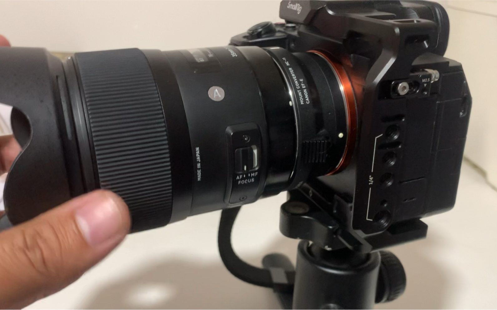 索尼a7m4还适合转接佳能尼康镜头吗,a7m4 mc11 唯卓仕nf-e1 转接适马