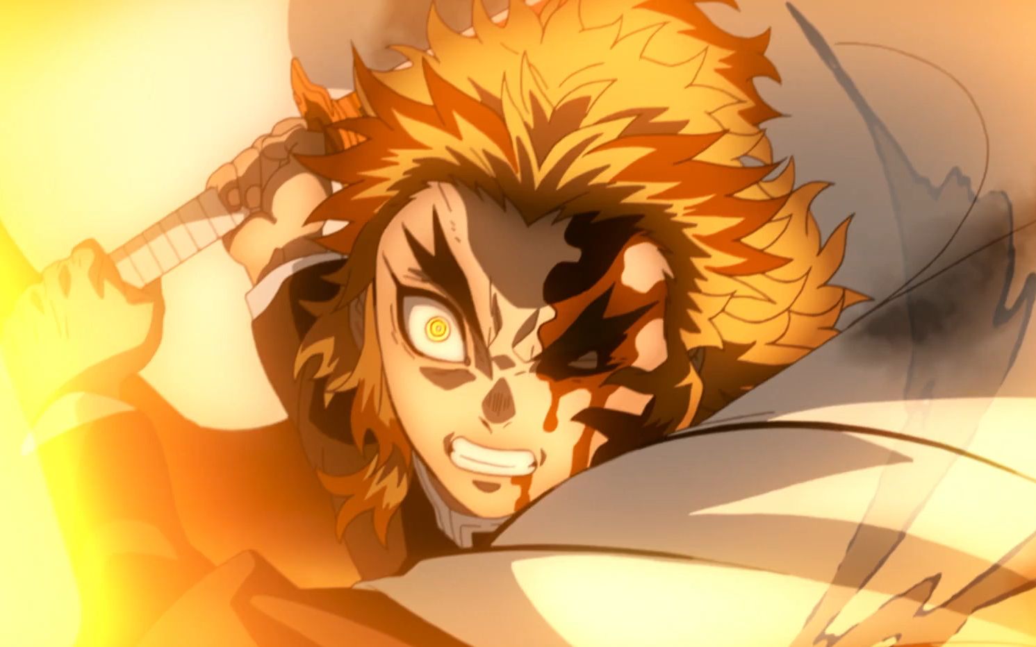 【鬼灭之刃】炎柱vs上弦三--不会让在场任何一个人死去!