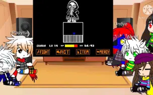 Download Video: Undertale Reagindo Epic Sans Fight //GachaClub//