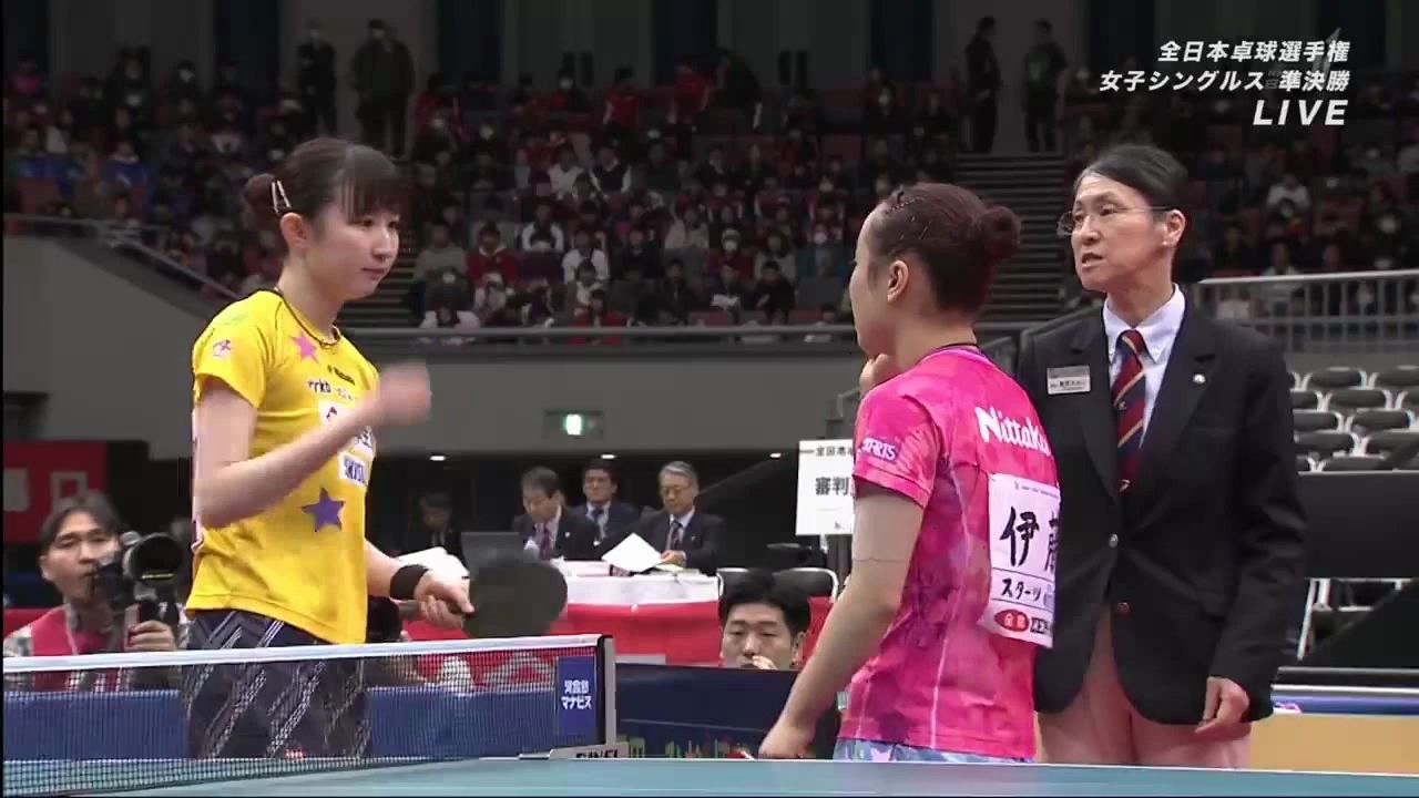 早田希娜vs伊藤美诚全日本乒乓球锦标赛女单半决赛