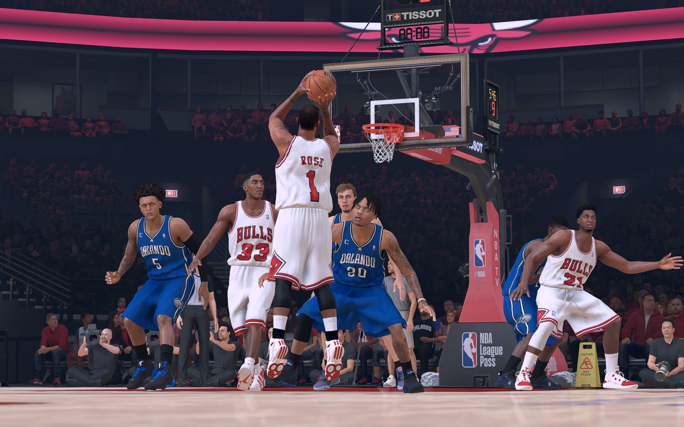 nba2k23 风城玫瑰 德里克·罗斯投篮修改(双版本)