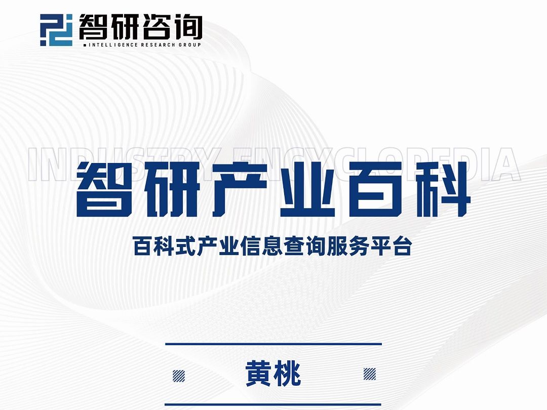 黄桃产业发展因素、重点企业分析及市场前景预测报告(2024年)哔哩哔哩bilibili