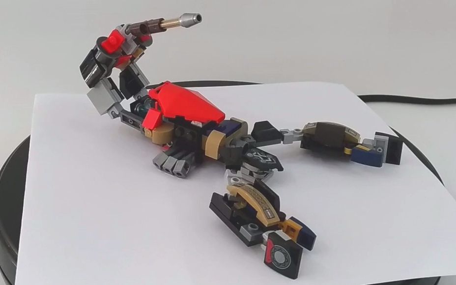 乐高moc教程 76169套内 蝎子变形金刚 拼搭指南_哔哩哔哩_bilibili