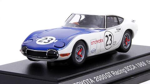 汽车模型】Ebbro 1:43 丰田Toyota 2000 GT 1968年23号车_哔哩哔哩_bilibili