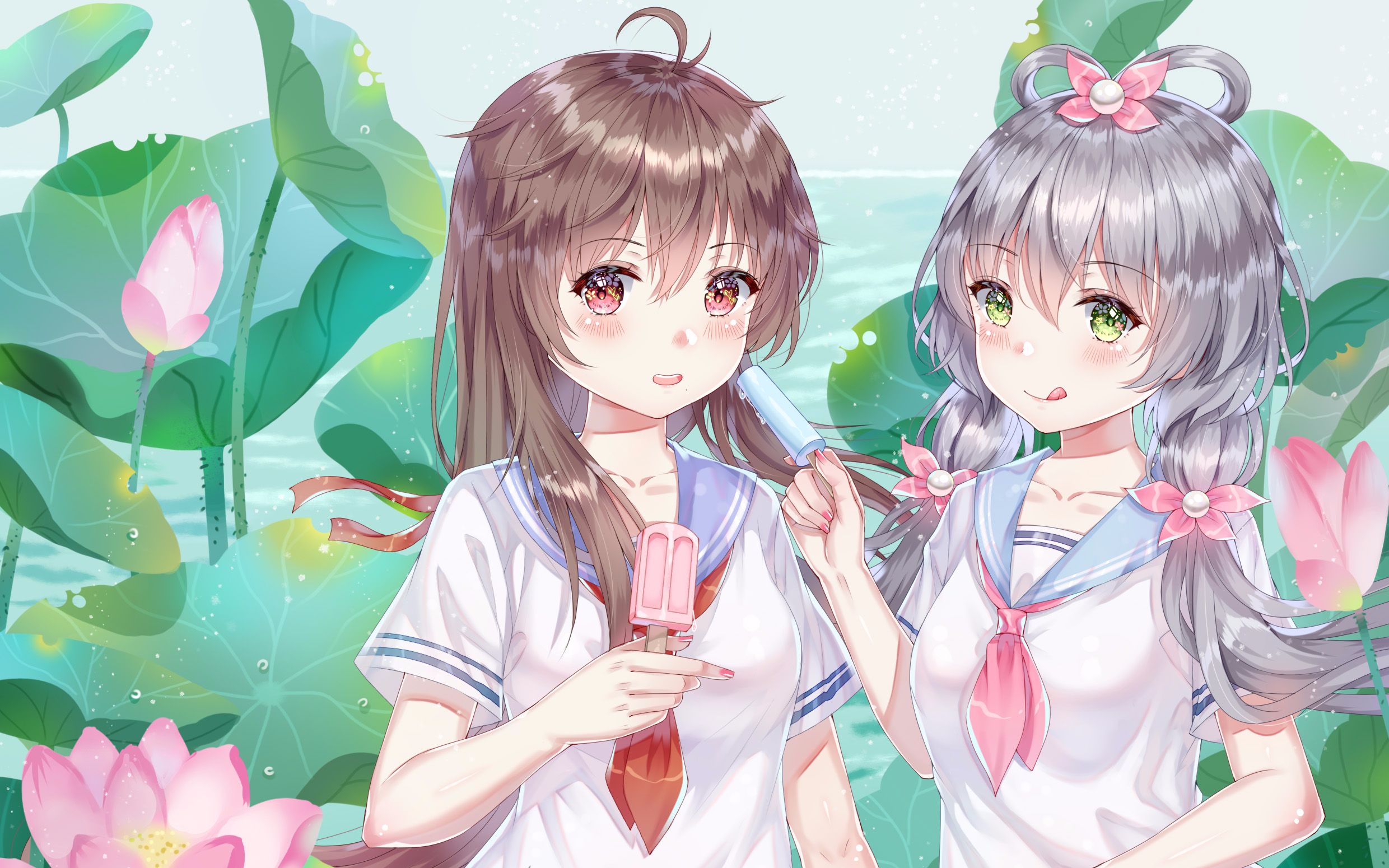 [图]【洛天依乐正绫原创】画堂春·外湖莲子长参差（PV付 | 戏腔初尝试）