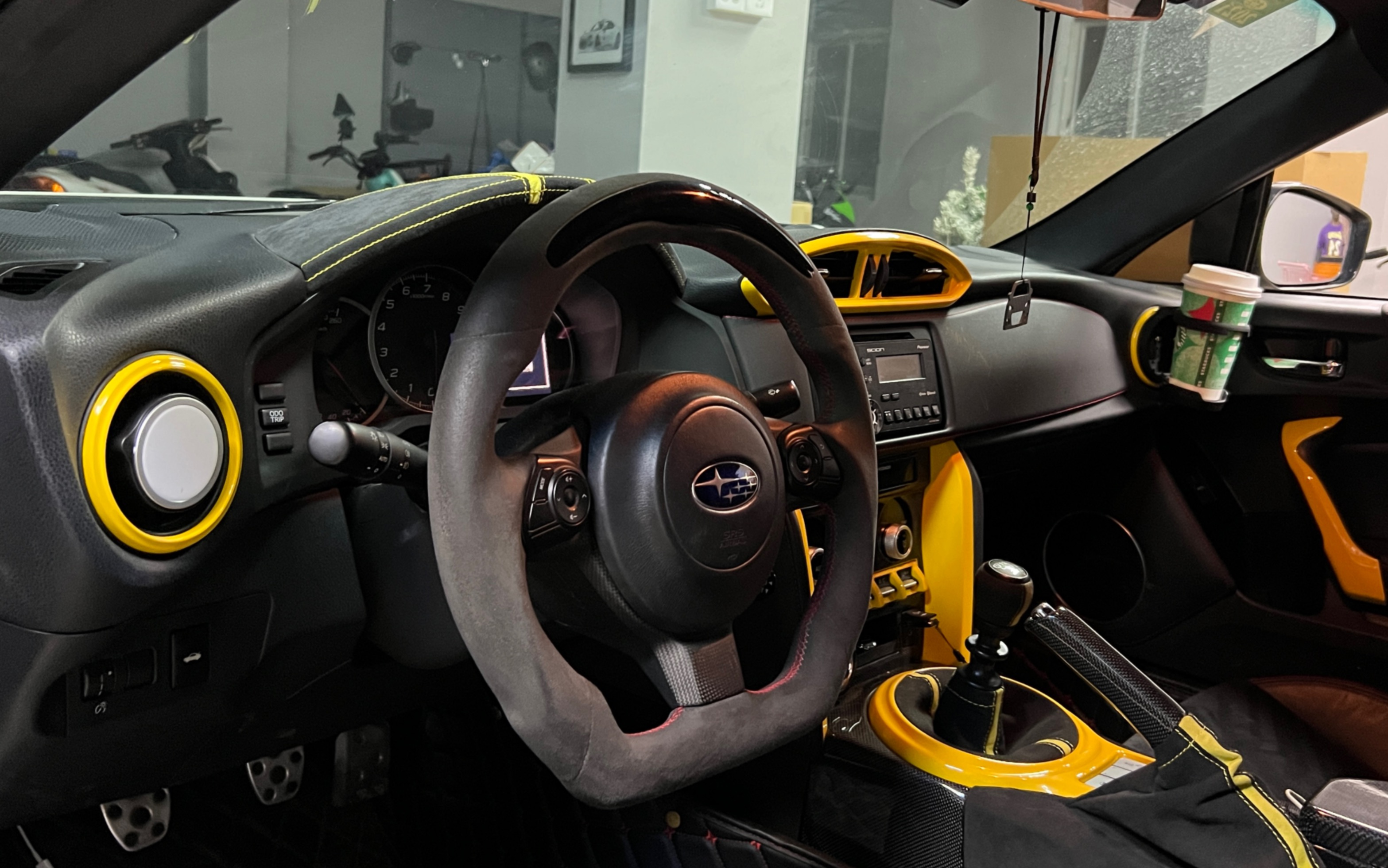 night kids丨2013-2020款丰田86斯巴鲁brz改装出风口magsafe磁吸充电