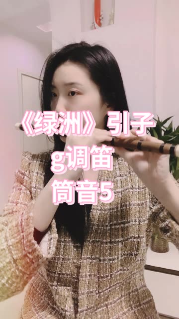 没有音效的笛子独奏曲《绿洲》引子部分979797