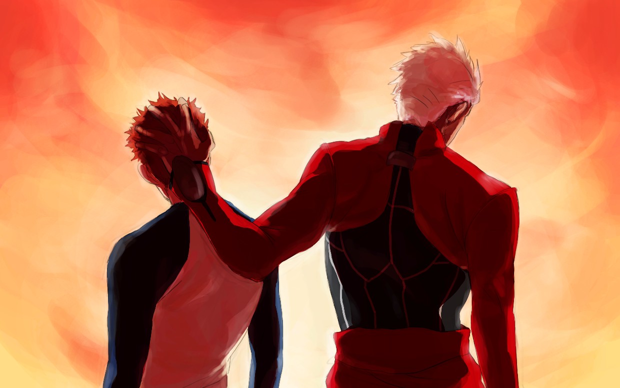 【fate】士郎vs红a:输给谁都可以,但是绝不能输给自己!