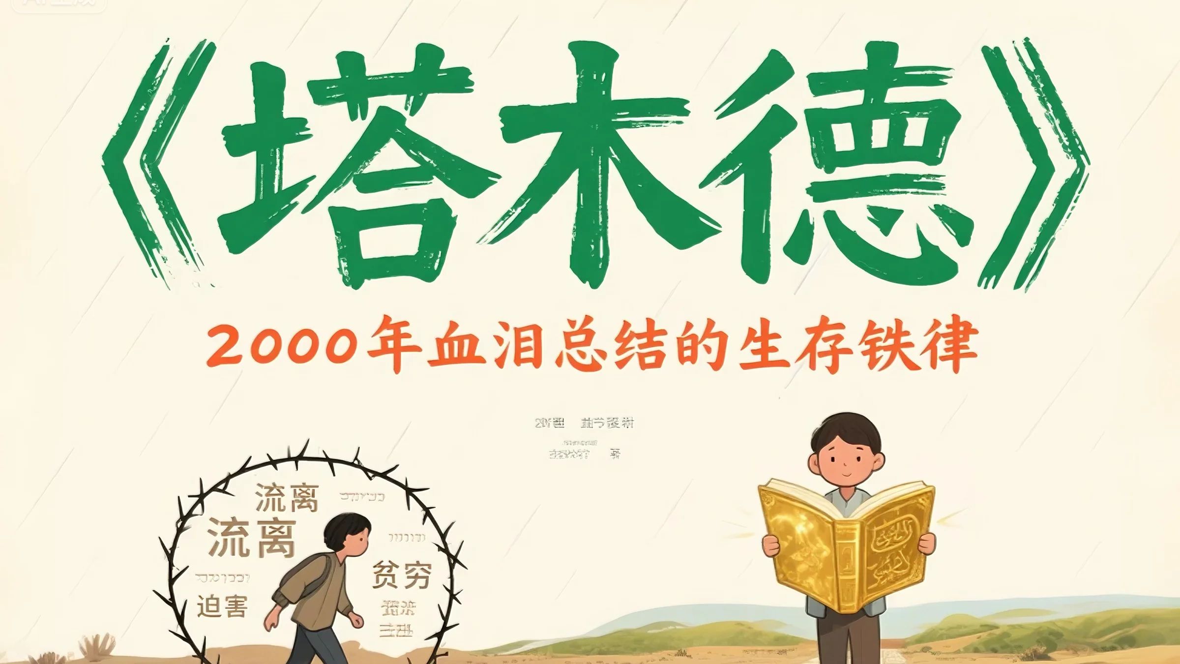 别再说犹太人贪婪了！10分钟沉浸式对话《塔木德》，他们真正厉害的是把自己变成了"系统节点"