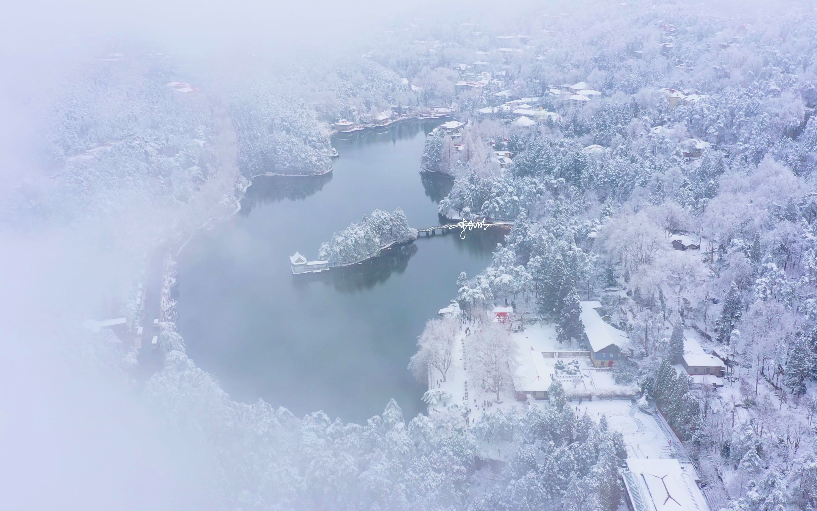 江西庐山:冬季雪景美如画完整版哔哩哔哩bilibili