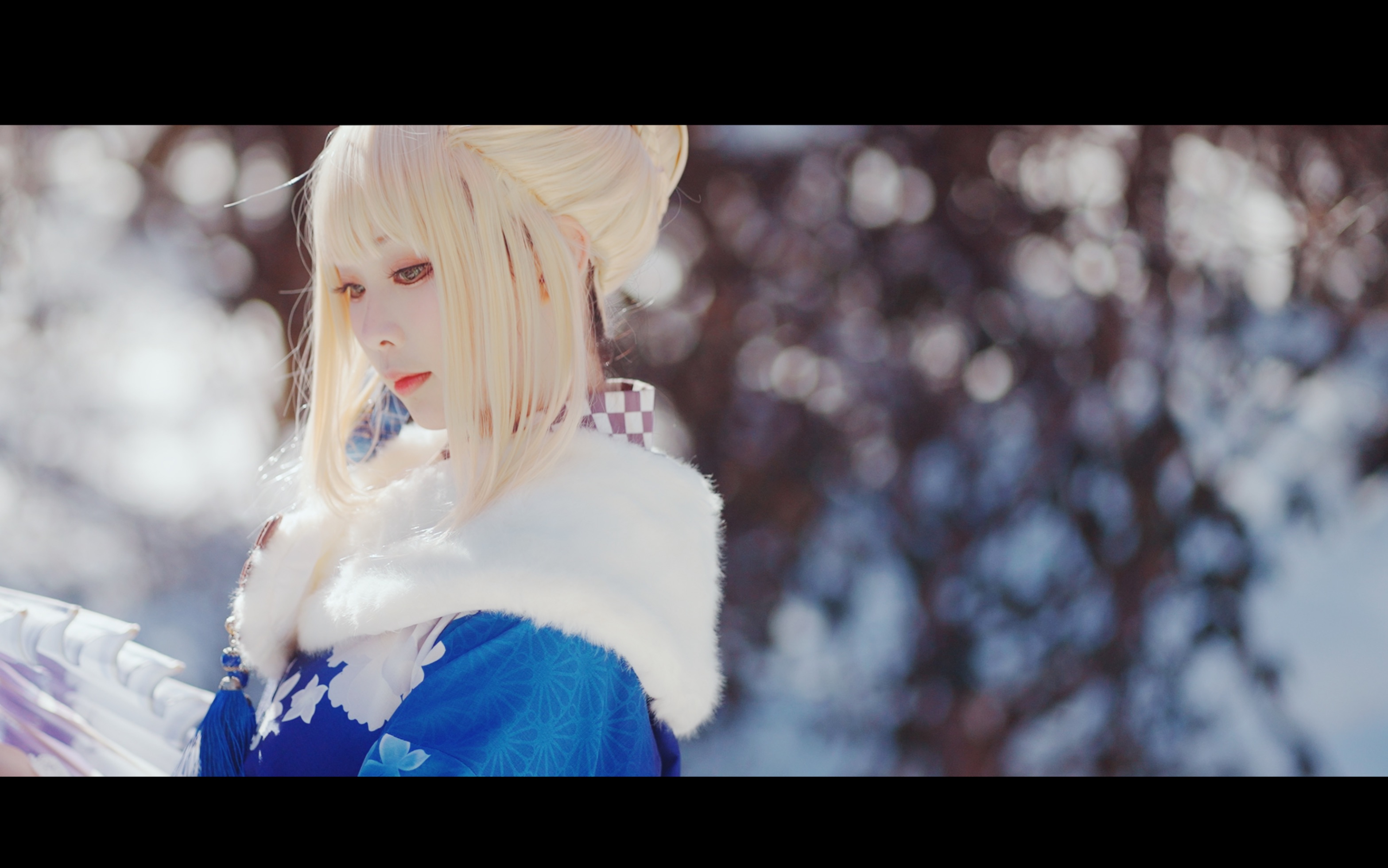 【4k】概念摘出·旭日初升☆雪山呆毛王cos - 哔哩哔哩