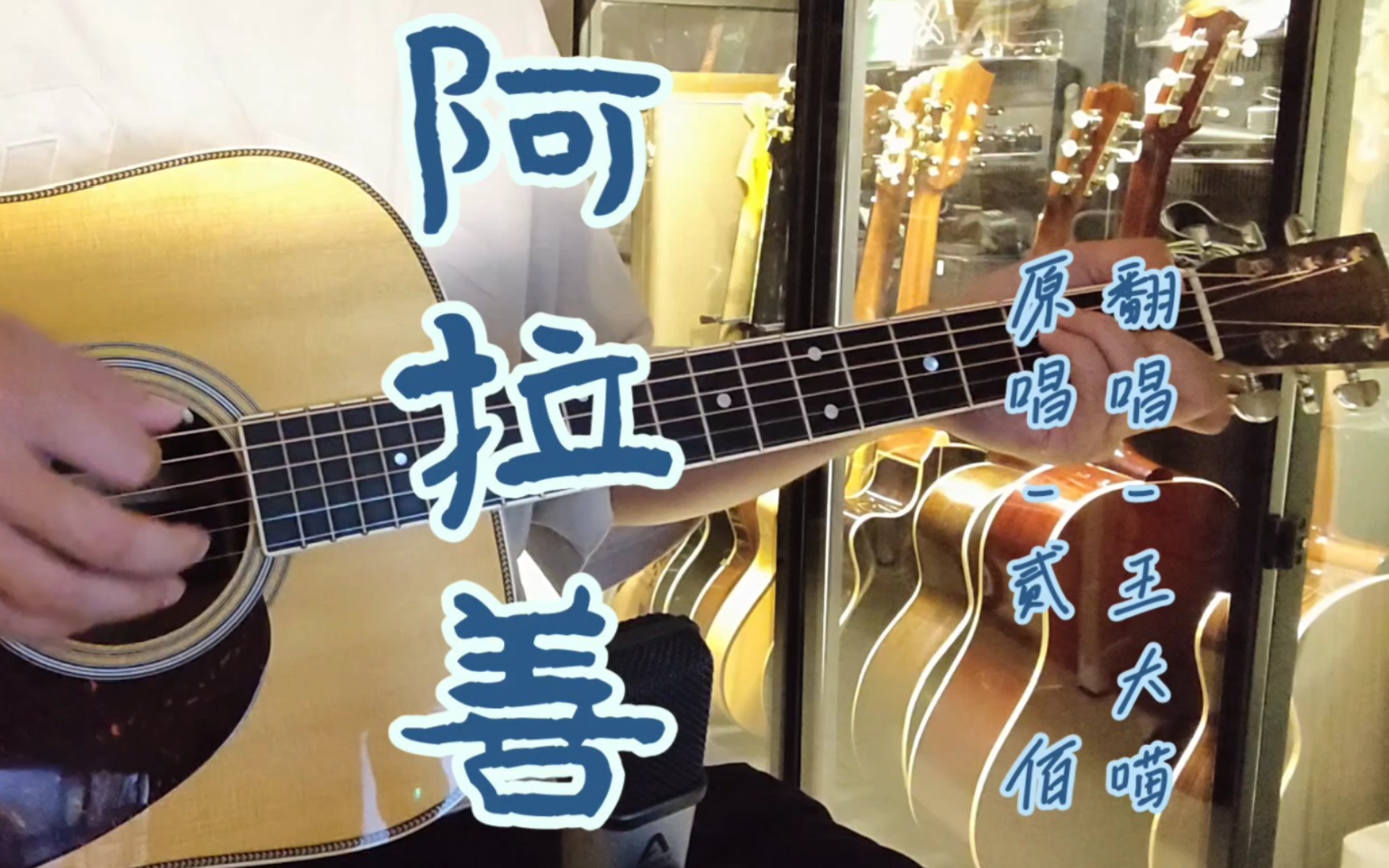 阿拉善 cover-贰佰 吉他-马丁 hd35