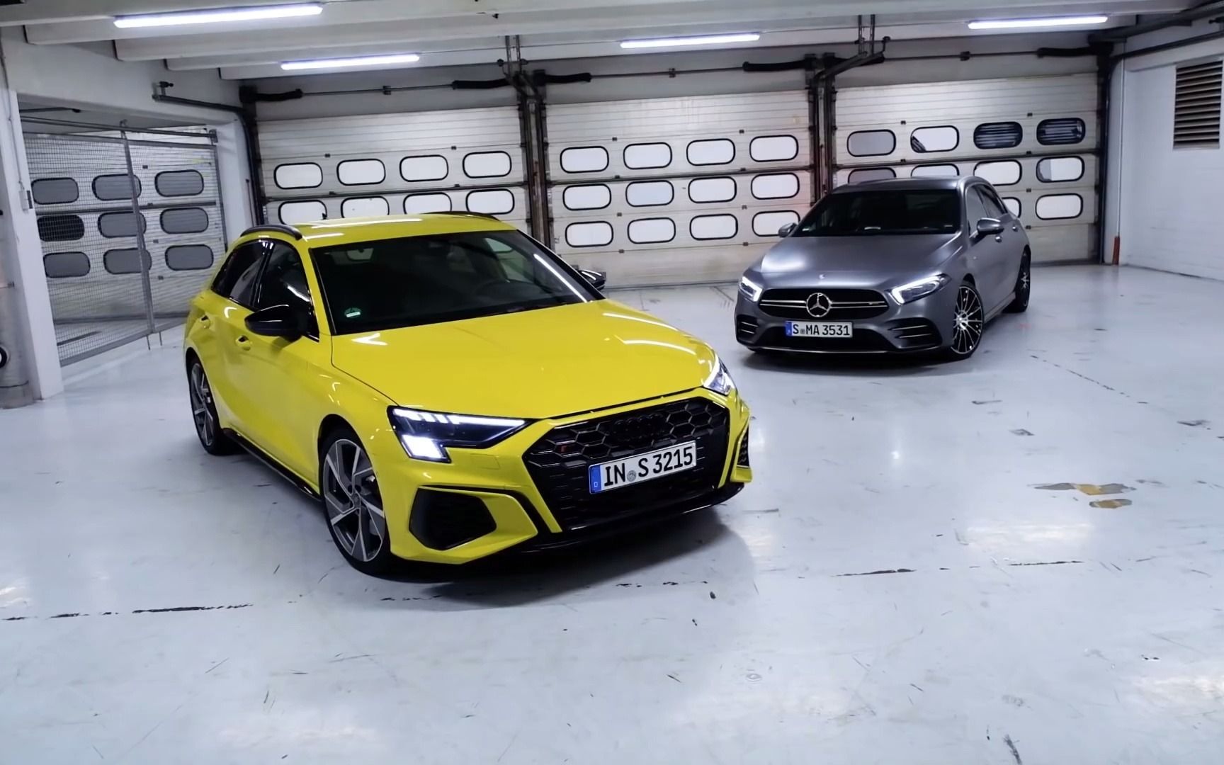 【对比试驾系列】——奥迪s3 sportback vs 梅赛德斯-amg a35_哔哩